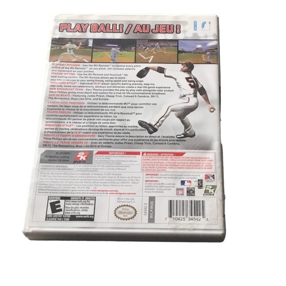 Nintendo Wii 2K Sports Major League Baseball 2K9 - Picture 4 of 5